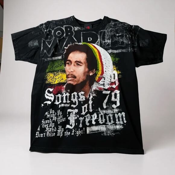 Zion Bob Marley Songs of Freedom Tee - Picture 1 of 6